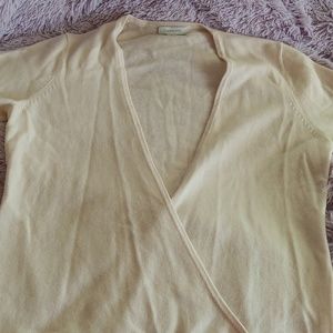 100% Cashmere wrap sweater Garnet Hill